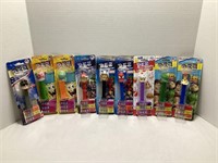 Nine PEZ Dispensers New in Packaging