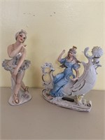 Two porcelain figurines