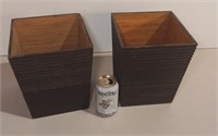 Two Wooden Planters