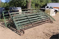 (9) Corral Panels w/ Walk Out Gate. Approx. (9)