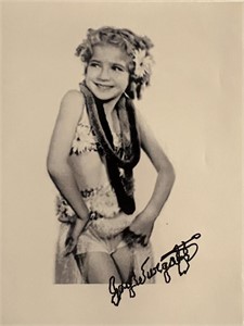 Child actress Gayle Evergate signed photo