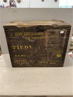 Large .30 Cal Wooden Ammo Box