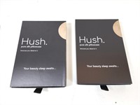 NEW Hush Pure 100% Mulberry Silk Pillow Case (x2)