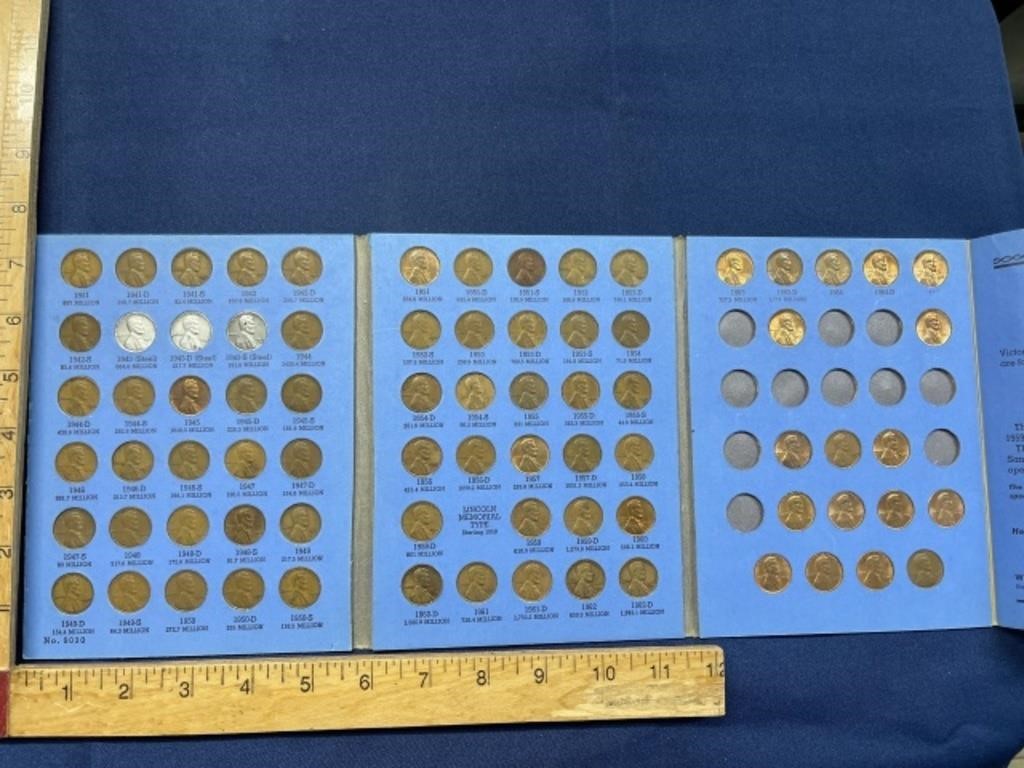 1941 to 1960’s Lincoln cent coin folder