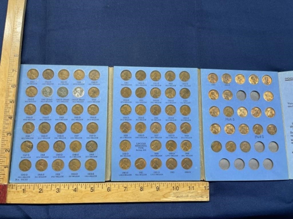 1941 to 1960’s Lincoln cent coin folder
