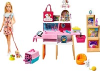 NEW $46 Barbie Doll and Pet Boutique Playset