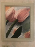 Tulip painting on canvas - Emily '98