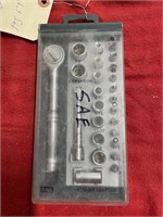 1/4" drive socket set 5/32"-1/2"