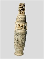 19 th A Chinese carved ivory