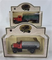 Vintage sealed oil tanker trucks diecast models