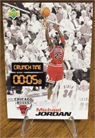Michael Jordan 1997 Upper Deck Crunch Time