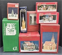 (M) Lot Of Dickens Collectibles Christmas