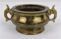 Antique Chinese Bronze Censer Incense Burner