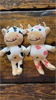 2 Piece Plush Cow Toy