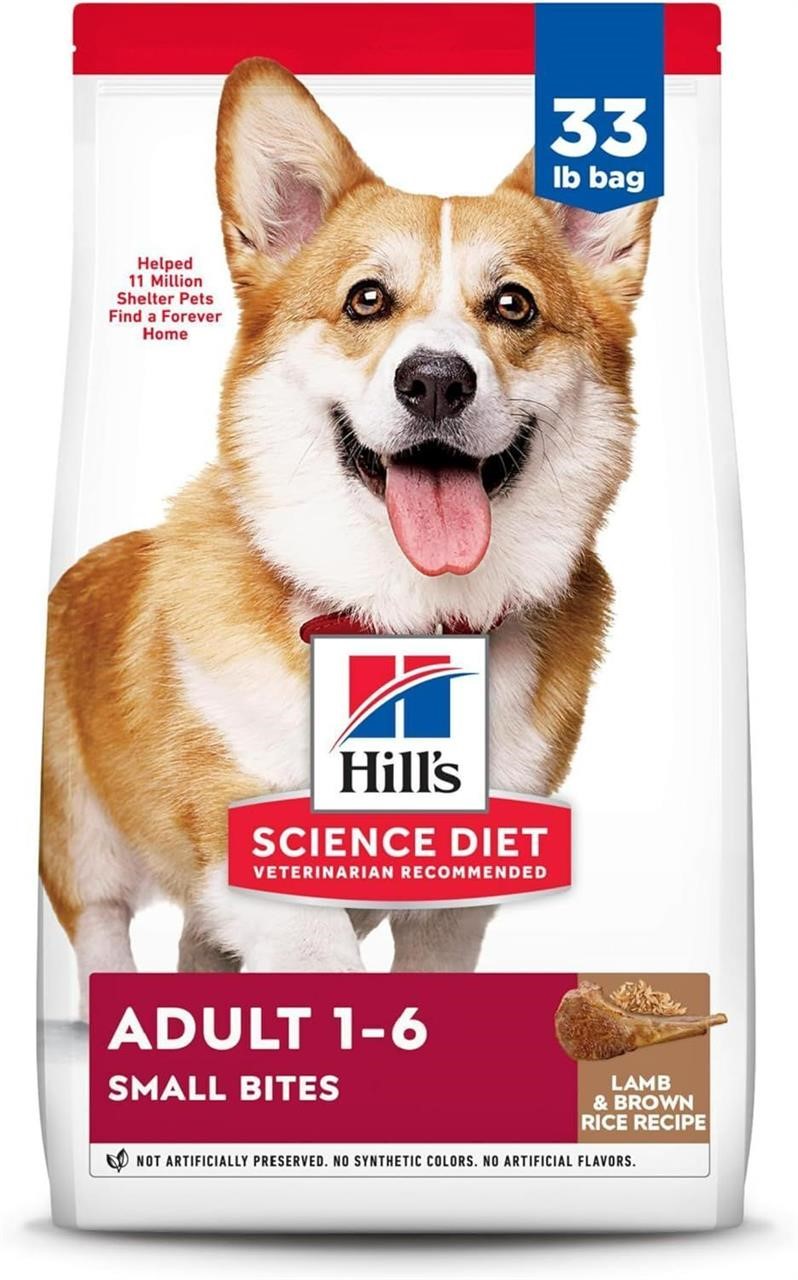 33Lb Hill's Science Diet Adult Dry Dog Food