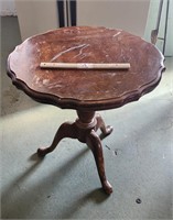 3 Footed Round Wood Table