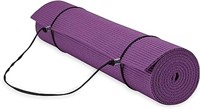 (N) Gaiam Essentials Premium Yoga Mat with Yoga Ma