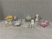 Clear Glass & Crystal Lot