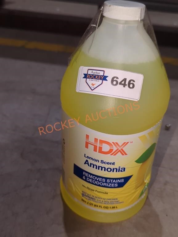 64 FL OZ HDX Lemon Scent Ammonia