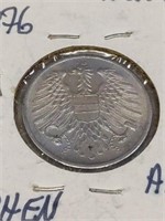 1954 Foreign Austria Coin