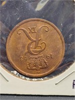1963 Denmark coin