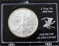 1991 AMERICAN SILVER EAGLE MS69 1 OZ 999 SILVER