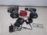 Electric Drill & Sabre Saw w/ Chargers & Extra