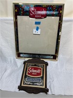 Schmidt Beer Poster Mirror & Plastic Sign