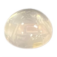 Natural Round Cabochon Cut 6.38ct Rose Quartz