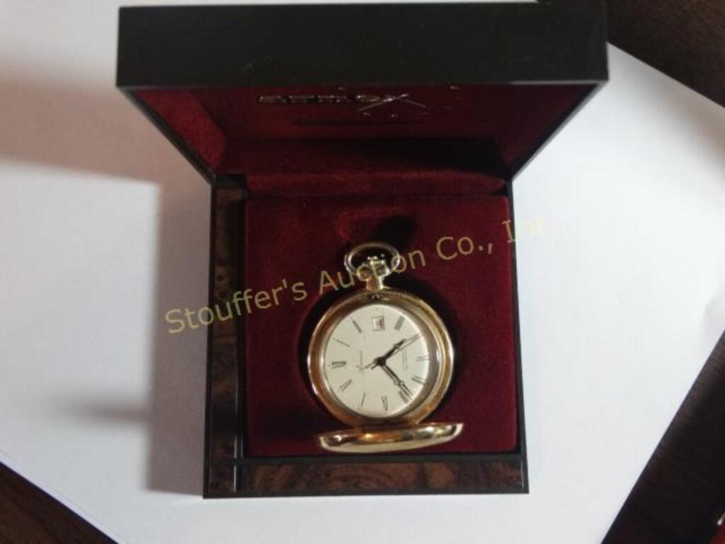 Arnex 17 jewels swiss made pocket watch, in org