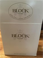 Block Crystal Candle Holder in Box