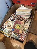 Box of Assorted Cards, Scrapbook Items, & More
