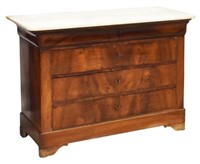 FRENCH CHARLES X MARBLE-TOP COMMODE