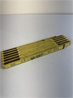 vintage folding wood ruler