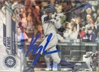 Mariners Kyle Lewis Signed Card with COA