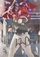 Sox Luis Robert Signed Card with COA