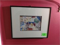 Small Abstract Framed Print