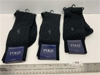 New 3 Pr Men’s Luxury Dress Socks Polo Ralph