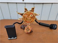 Car Mount Phone Holder & Sun Statue