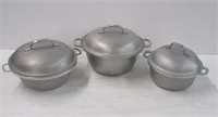 Silver Seal Pans w/Lids