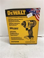 20V DeWalt 1/4" Impact Driver-TOOL ONLY