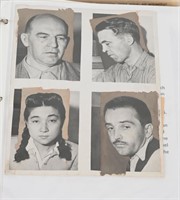 JAPANESE WAR CRIMINALS SIGNED CARDS SUGAMO PRISON