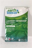New Earth Breeze Laundry Detergent Eco Sheets