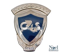 G4S Security Guard Metal Chrome Badge Pinback