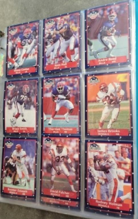 ALBUM OF NFL CARDS