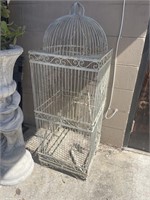 Vintage Metal Bird Cage 48"h