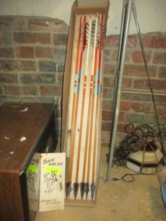 Old archery set w/book