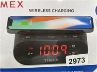 TIMEX ALARM CLOCK W WIRELESS CHARGING RETAIL $40