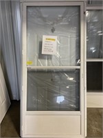 38" LH  Steel Door/Storm Door Combo-Damaged