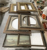 Lot of picture frames